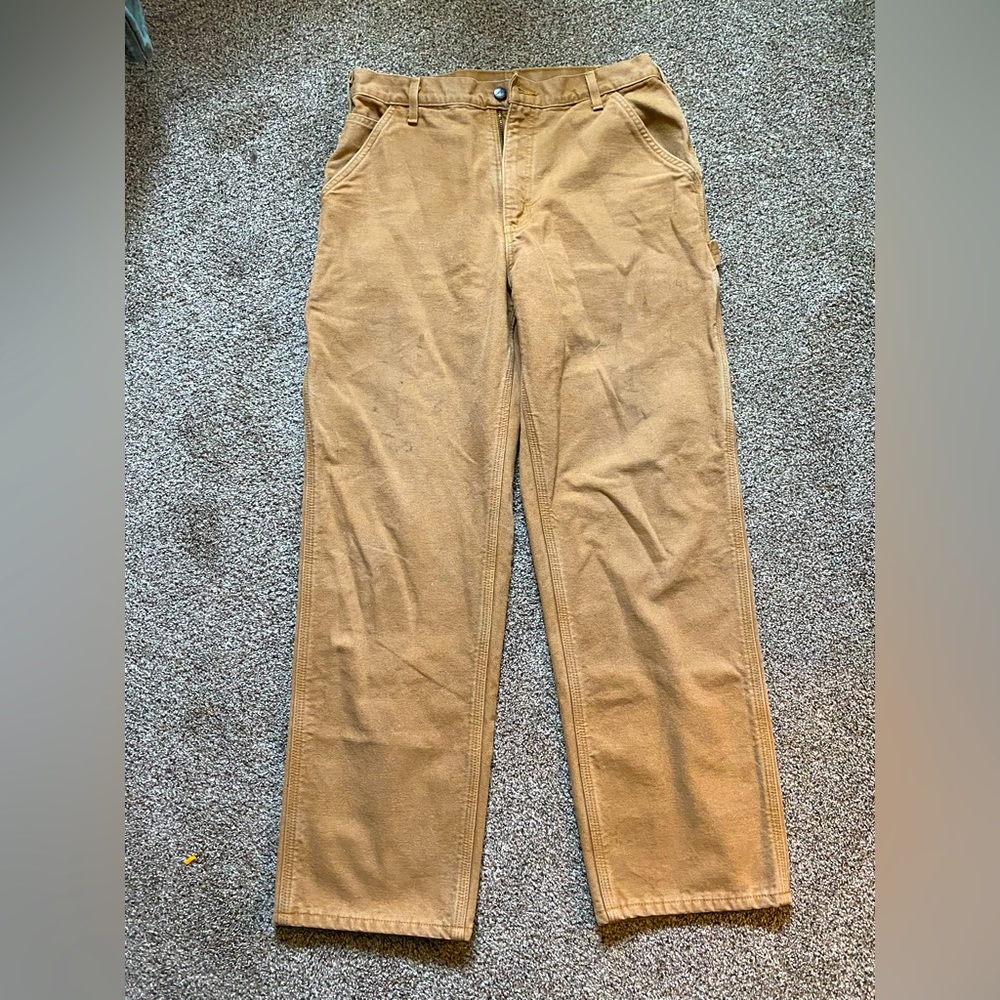 COPY - Flannel lined carhartt pant *like new*